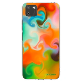 Picasee átlátszó szilikon tok az alábbi mobiltelefonokra Huawei Y5P - Juice