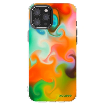 Picasee átlátszó szilikon tok az alábbi mobiltelefonokra Apple iPhone 12 Pro Max - Juice