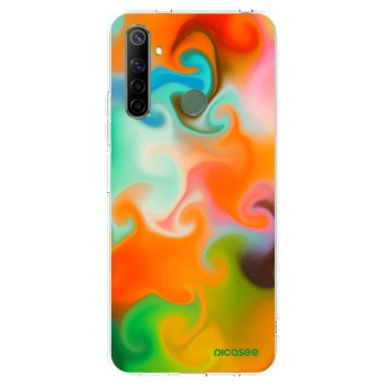 Picasee átlátszó szilikon tok az alábbi mobiltelefonokra Realme 6i - Juice