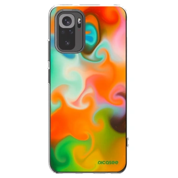 Picasee átlátszó szilikon tok az alábbi mobiltelefonokra Xiaomi Redmi Note 10S - Juice