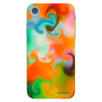 Picasee átlátszó szilikon tok az alábbi mobiltelefonokra Apple iPhone XR - Juice