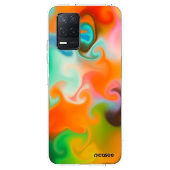 Picasee átlátszó szilikon tok az alábbi mobiltelefonokra Realme 8 5G - Juice