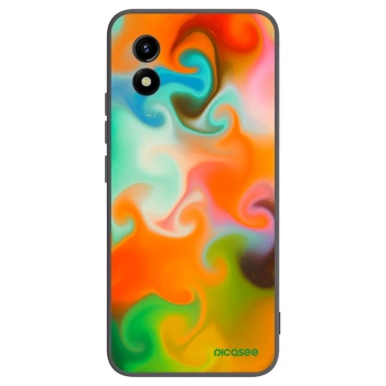 Picasee fekete szilikon tok az alábbi mobiltelefonokra Vivo Y01 - Juice