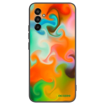 Picasee fekete szilikon tok az alábbi mobiltelefonokra Samsung Galaxy M13 M135F - Juice