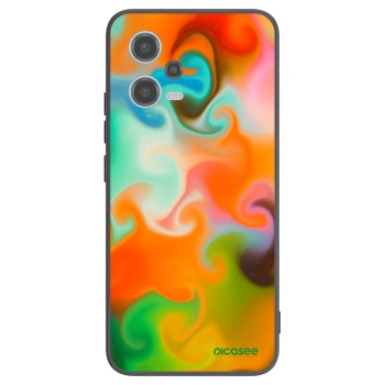 Picasee fekete szilikon tok az alábbi mobiltelefonokra Xiaomi Redmi Note 12 5G - Juice