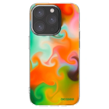 Picasee átlátszó szilikon tok az alábbi mobiltelefonokra Apple iPhone 15 Pro - Juice