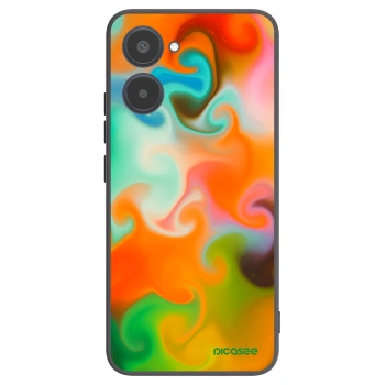 Picasee fekete szilikon tok az alábbi mobiltelefonokra Realme 10 4G - Juice