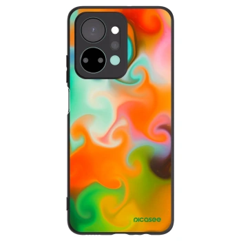 Picasee fekete szilikon tok az alábbi mobiltelefonokra Honor X7a - Juice