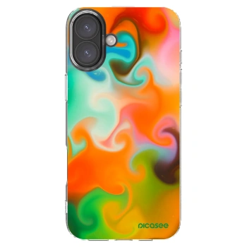 Picasee átlátszó szilikon tok az alábbi mobiltelefonokra Apple iPhone 16 Plus - Juice