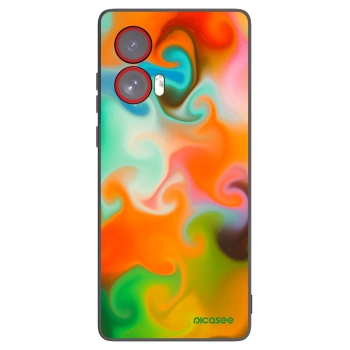 Picasee fekete szilikon tok az alábbi mobiltelefonokra Motorola Edge 50 Fusion - Juice