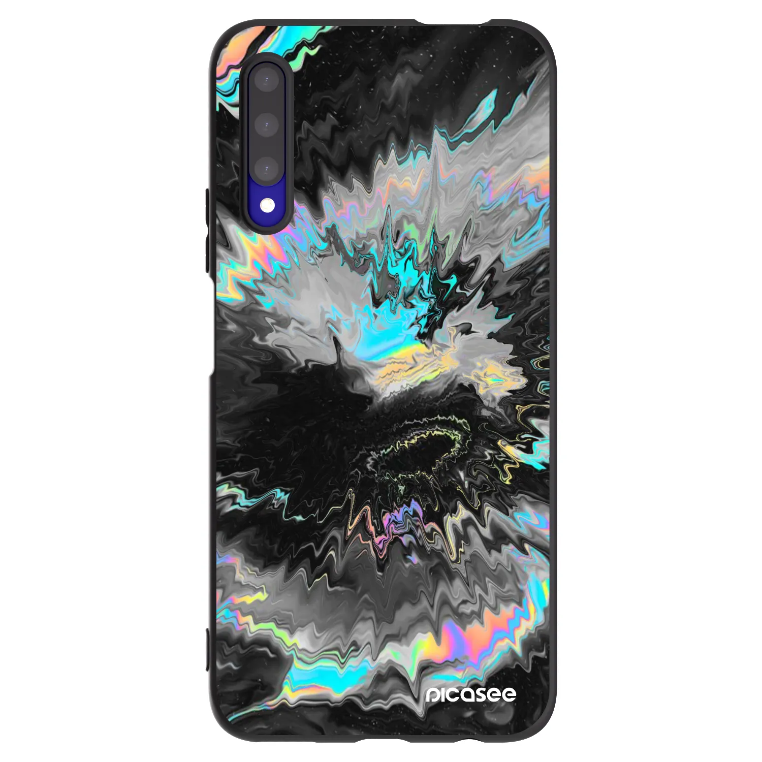 Picasee fekete szilikon tok az alábbi mobiltelefonokra Honor 9X Pro - Magnetic