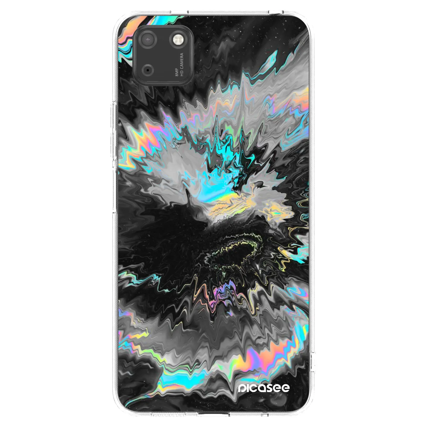 Picasee átlátszó szilikon tok az alábbi mobiltelefonokra Huawei Y5P - Magnetic