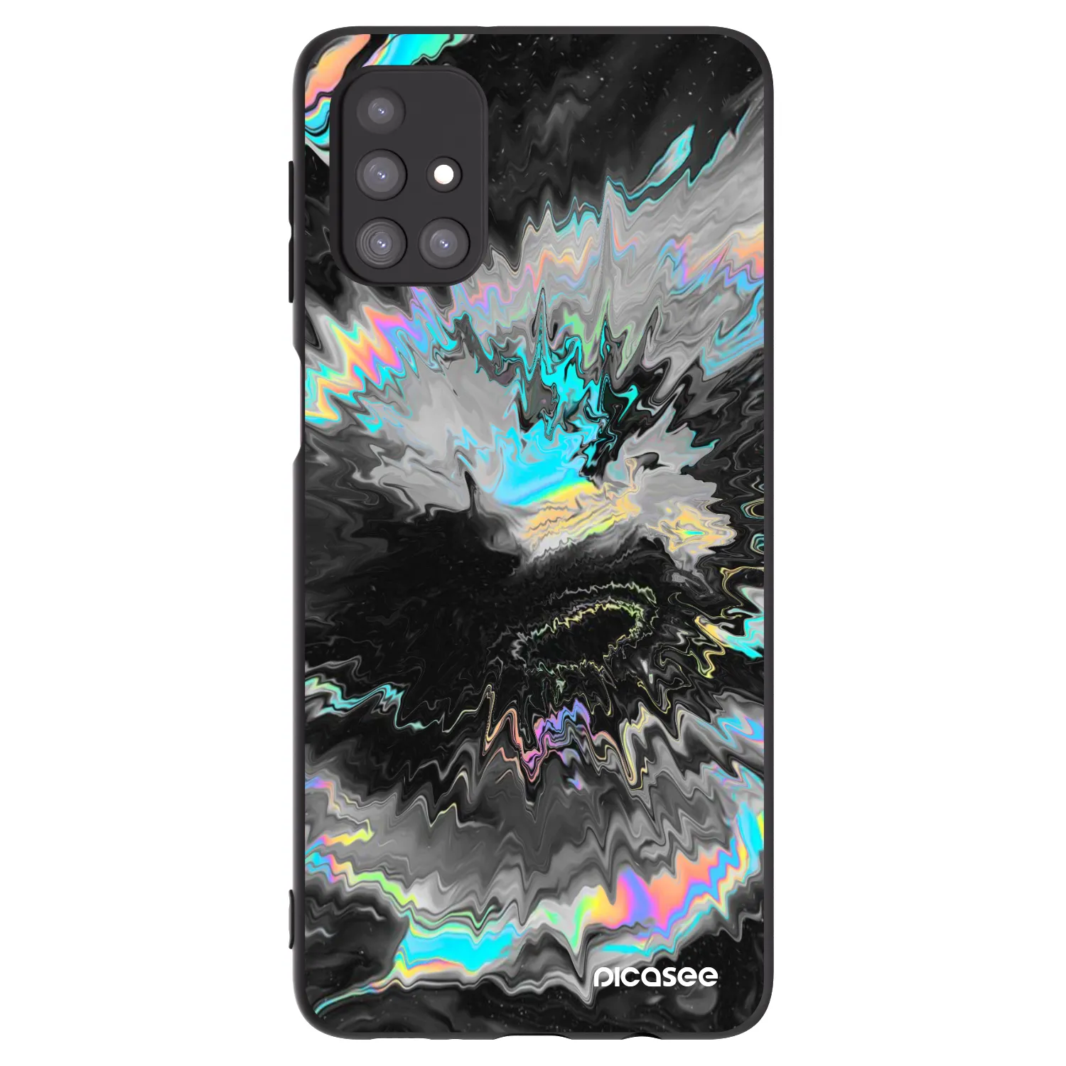 Picasee fekete szilikon tok az alábbi mobiltelefonokra Samsung Galaxy M31s - Magnetic