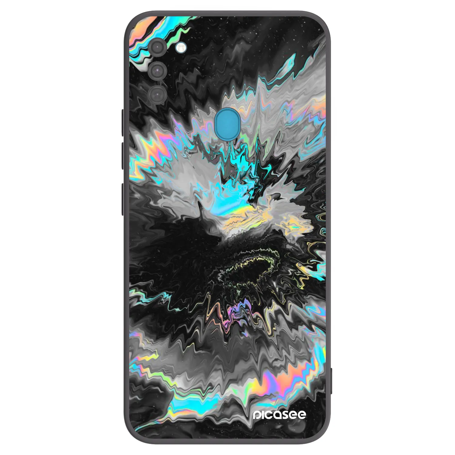 Picasee fekete szilikon tok az alábbi mobiltelefonokra Samsung Galaxy M11 - Magnetic