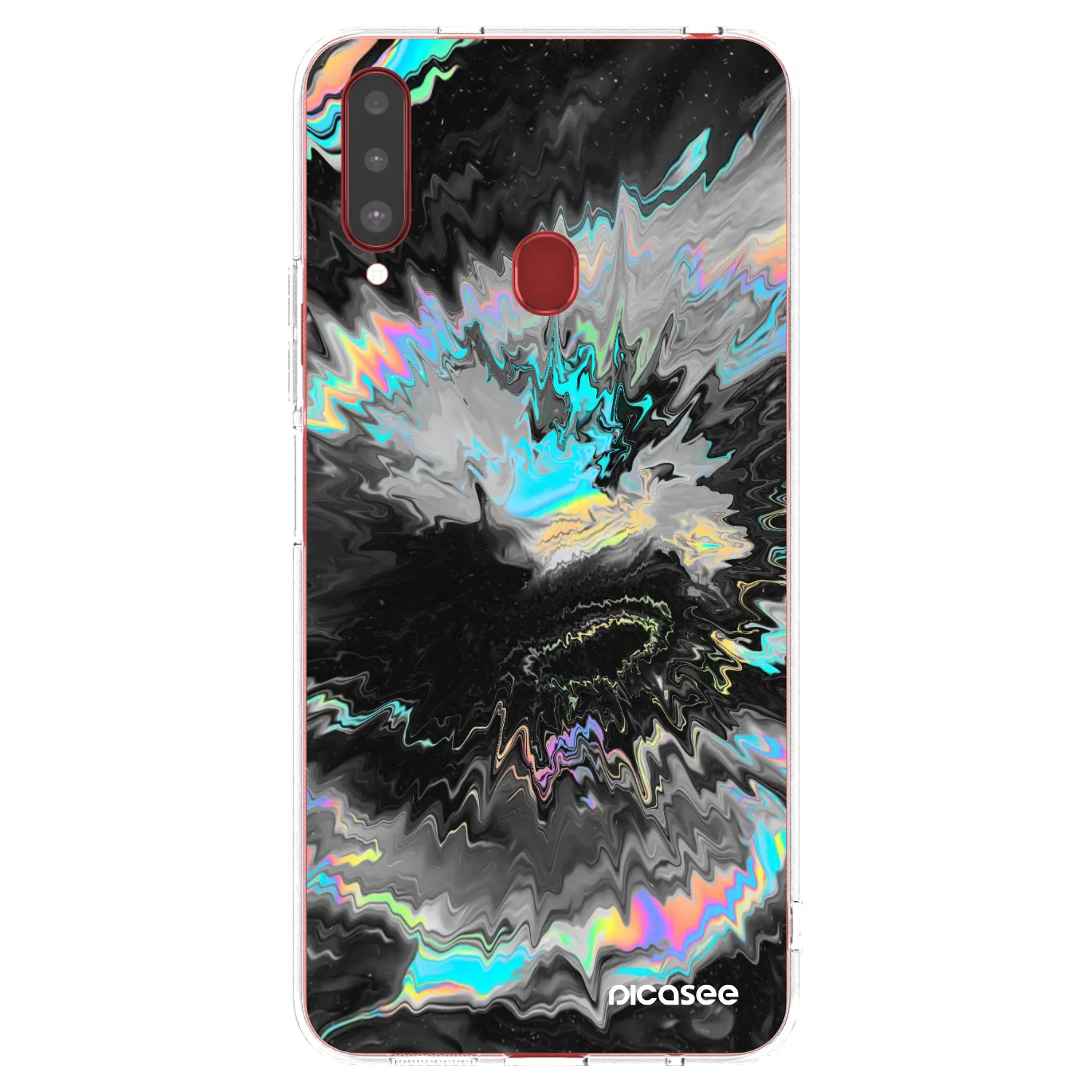 Picasee átlátszó szilikon tok az alábbi mobiltelefonokra Samsung Galaxy A20s - Magnetic