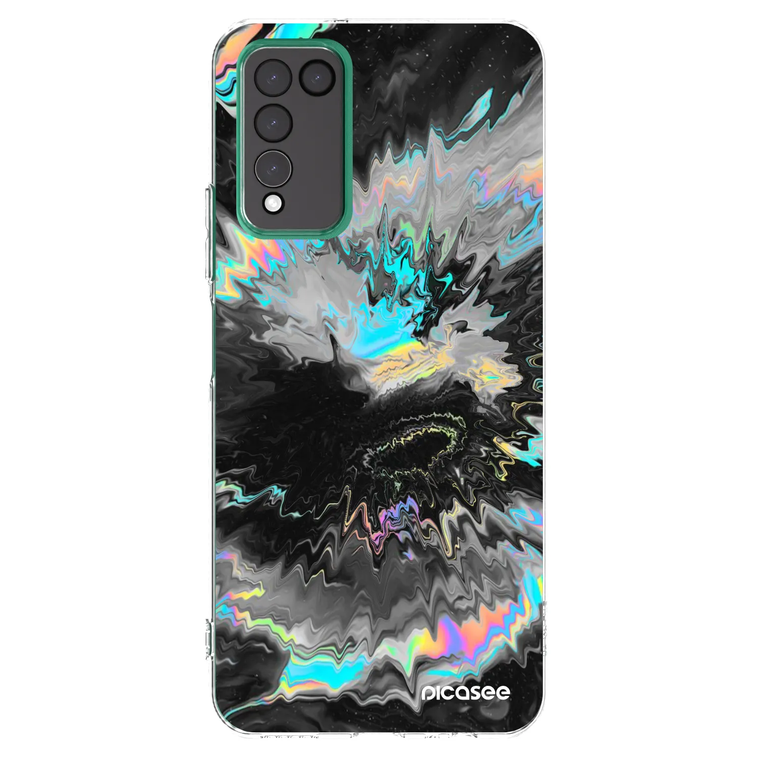 Picasee átlátszó szilikon tok az alábbi mobiltelefonokra Honor 10X Lite - Magnetic