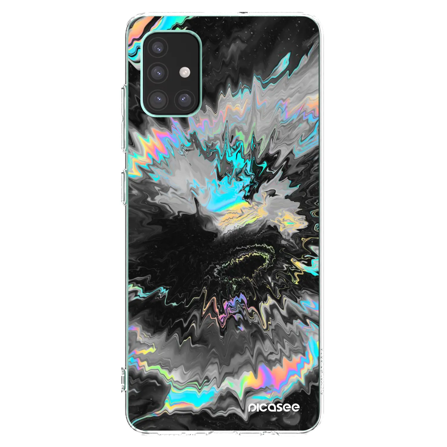 Picasee átlátszó szilikon tok az alábbi mobiltelefonokra Samsung Galaxy M51 M515F - Magnetic