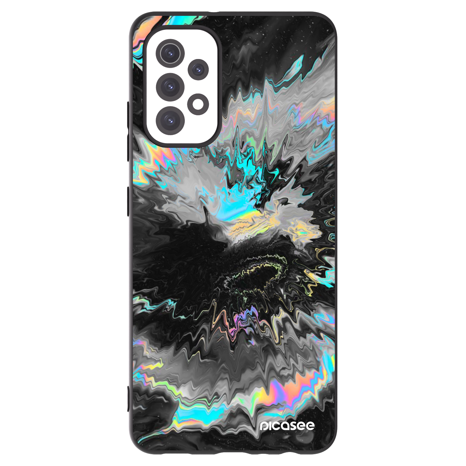 Picasee fekete szilikon tok az alábbi mobiltelefonokra Samsung Galaxy A32 5G A326B - Magnetic