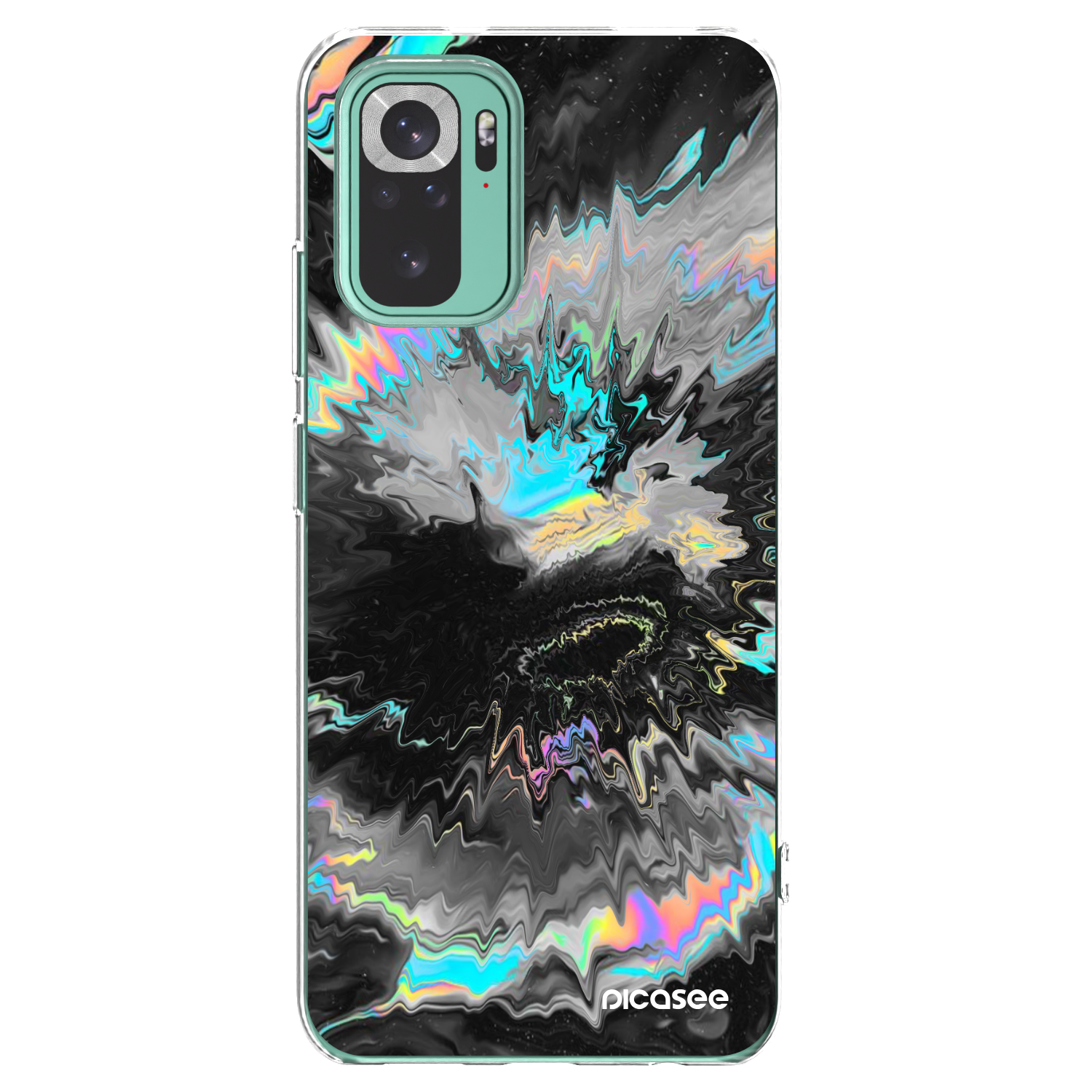 Picasee átlátszó szilikon tok az alábbi mobiltelefonokra Xiaomi Redmi Note 10 Pro - Magnetic