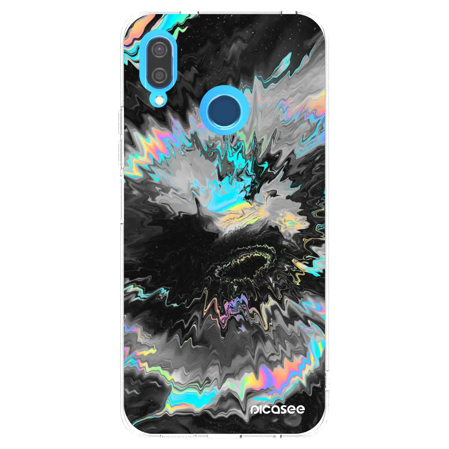 Picasee átlátszó szilikon tok az alábbi mobiltelefonokra Huawei P20 Lite - Magnetic