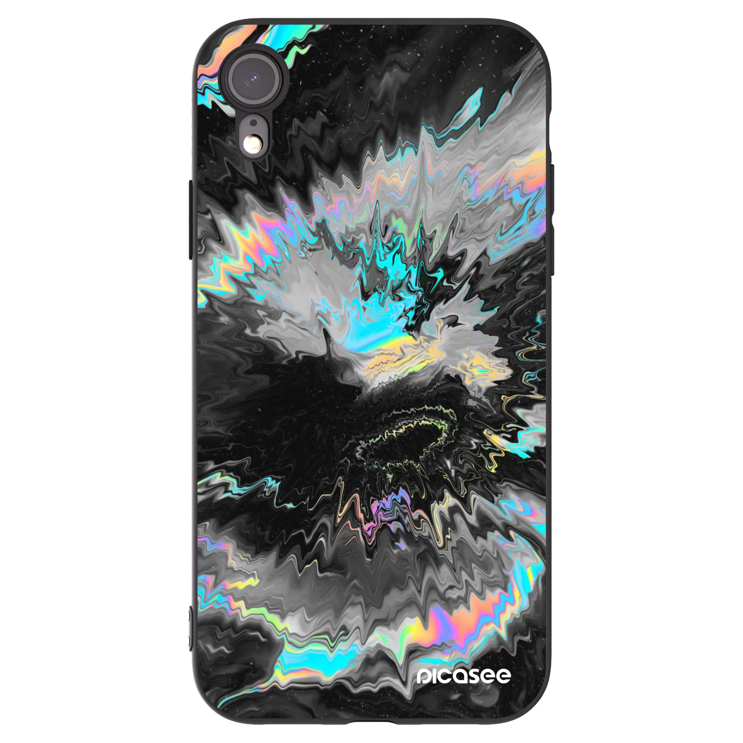 Picasee fekete szilikon tok az alábbi mobiltelefonokra Apple iPhone XR - Magnetic