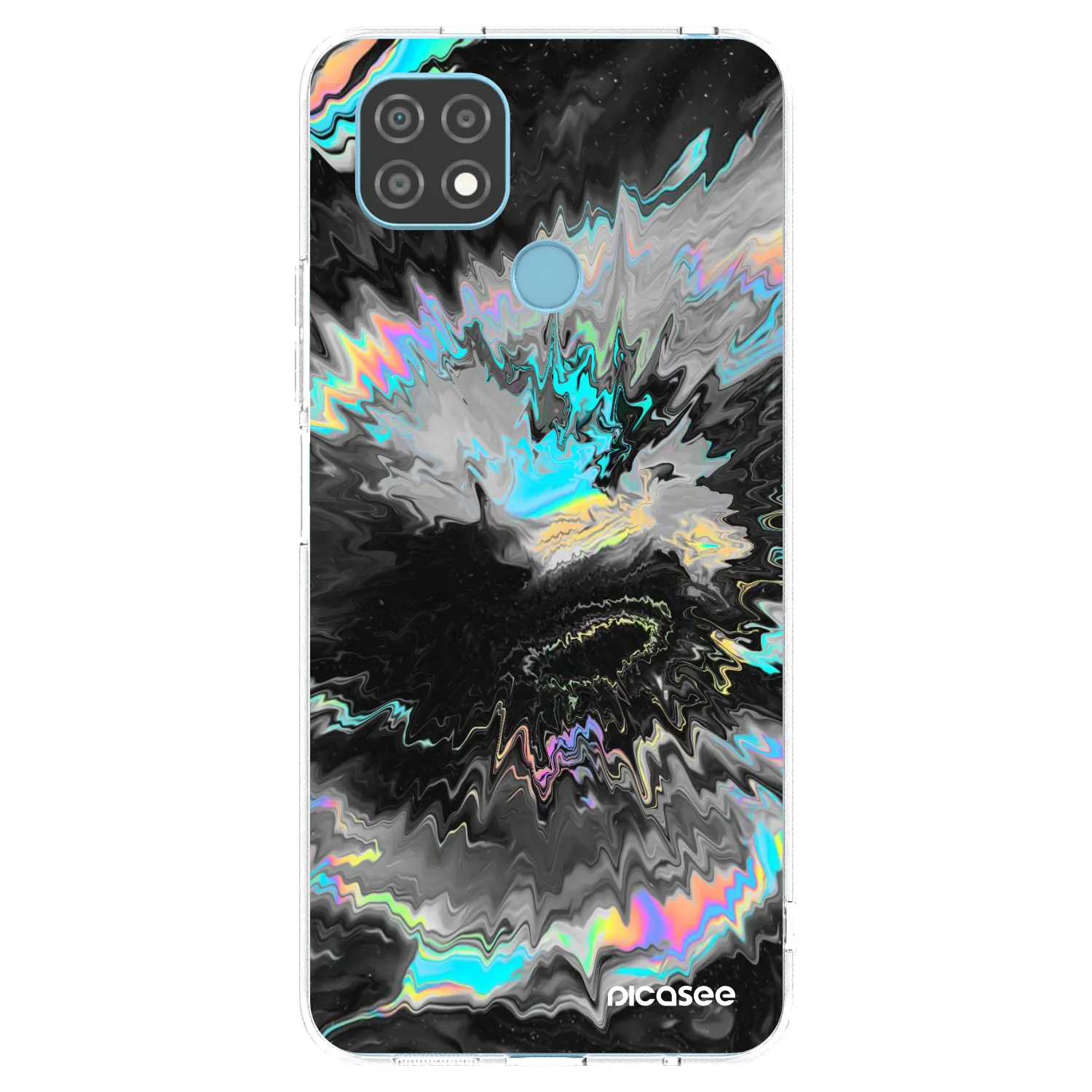 Picasee átlátszó szilikon tok az alábbi mobiltelefonokra Realme C21 - Magnetic