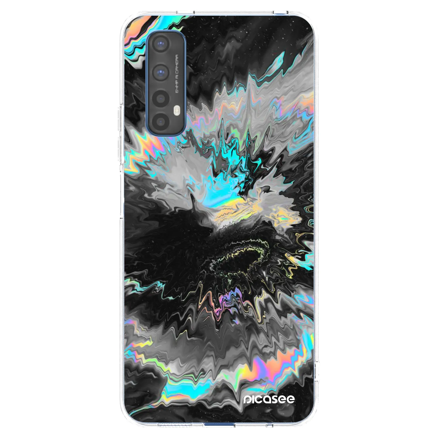 Picasee átlátszó szilikon tok az alábbi mobiltelefonokra Realme 7 - Magnetic