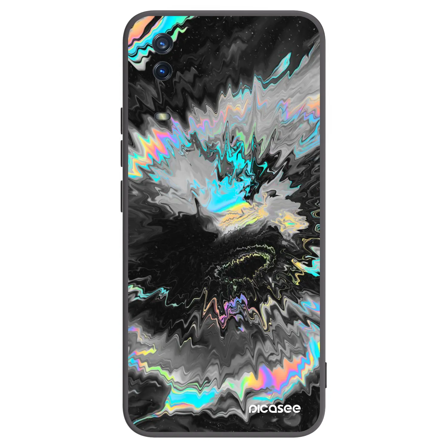 Picasee fekete szilikon tok az alábbi mobiltelefonokra Vivo Y11s - Magnetic
