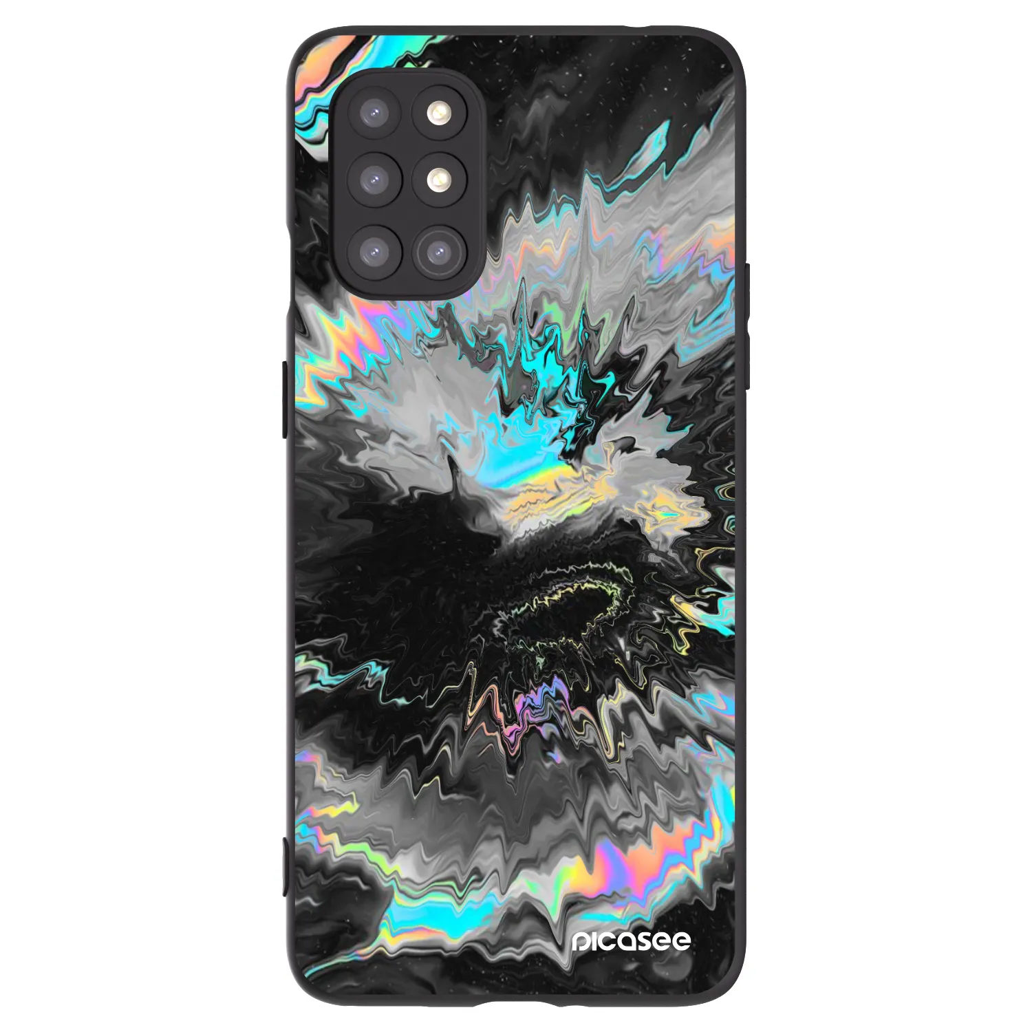 Picasee fekete szilikon tok az alábbi mobiltelefonokra OnePlus 8T - Magnetic