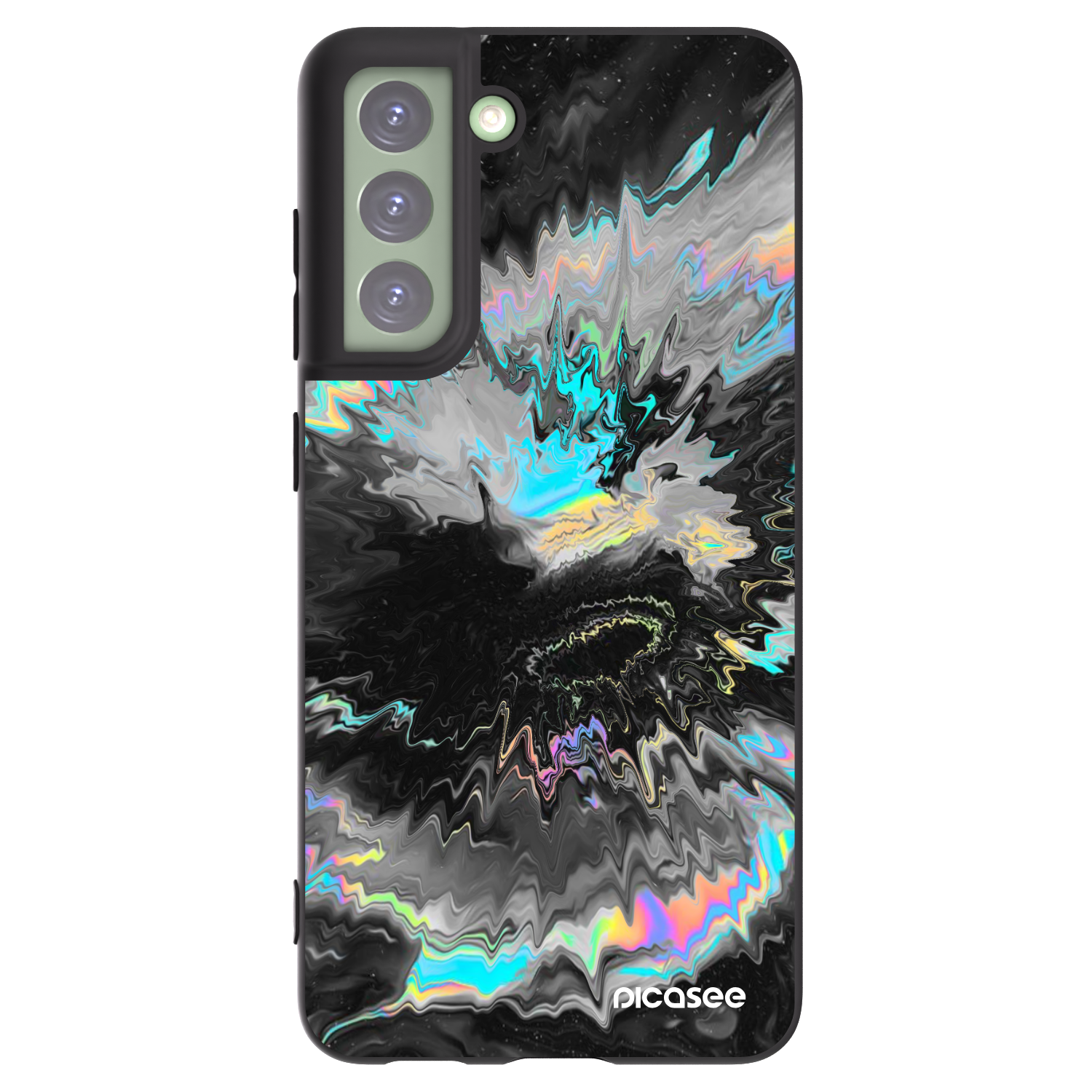 Picasee fekete szilikon tok az alábbi mobiltelefonokra Samsung Galaxy S21 FE 5G - Magnetic