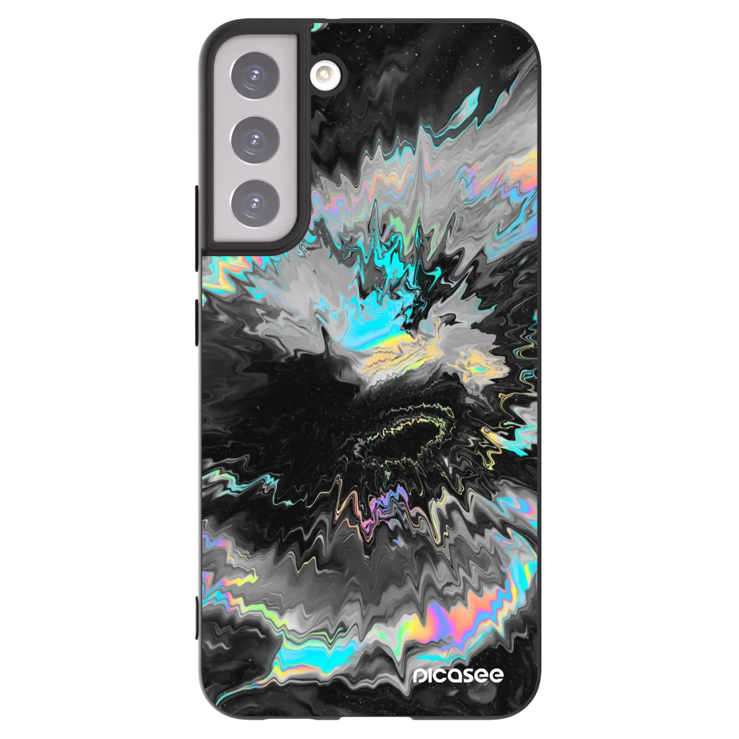 Picasee fekete szilikon tok az alábbi mobiltelefonokra Samsung Galaxy S22+ 5G - Magnetic