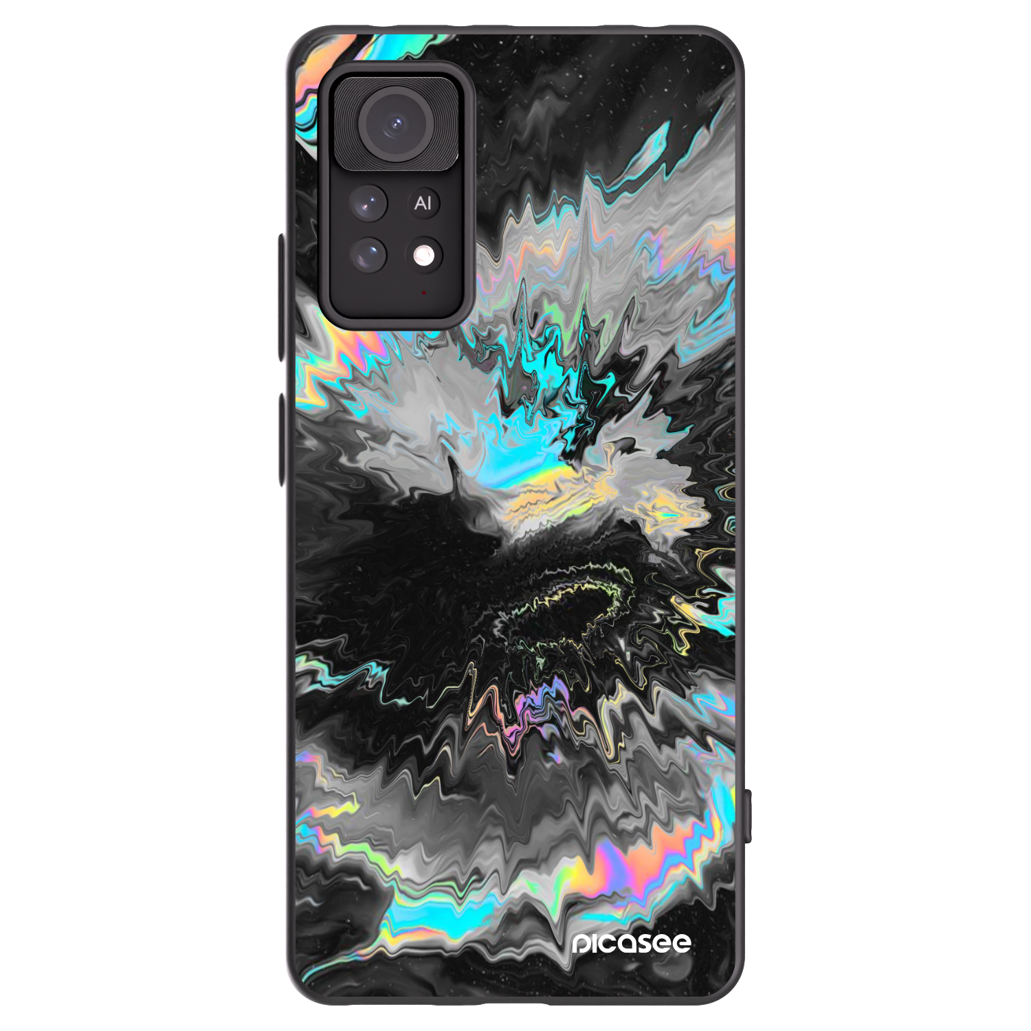 Picasee fekete szilikon tok az alábbi mobiltelefonokra Xiaomi Redmi Note 11 Pro 5G - Magnetic