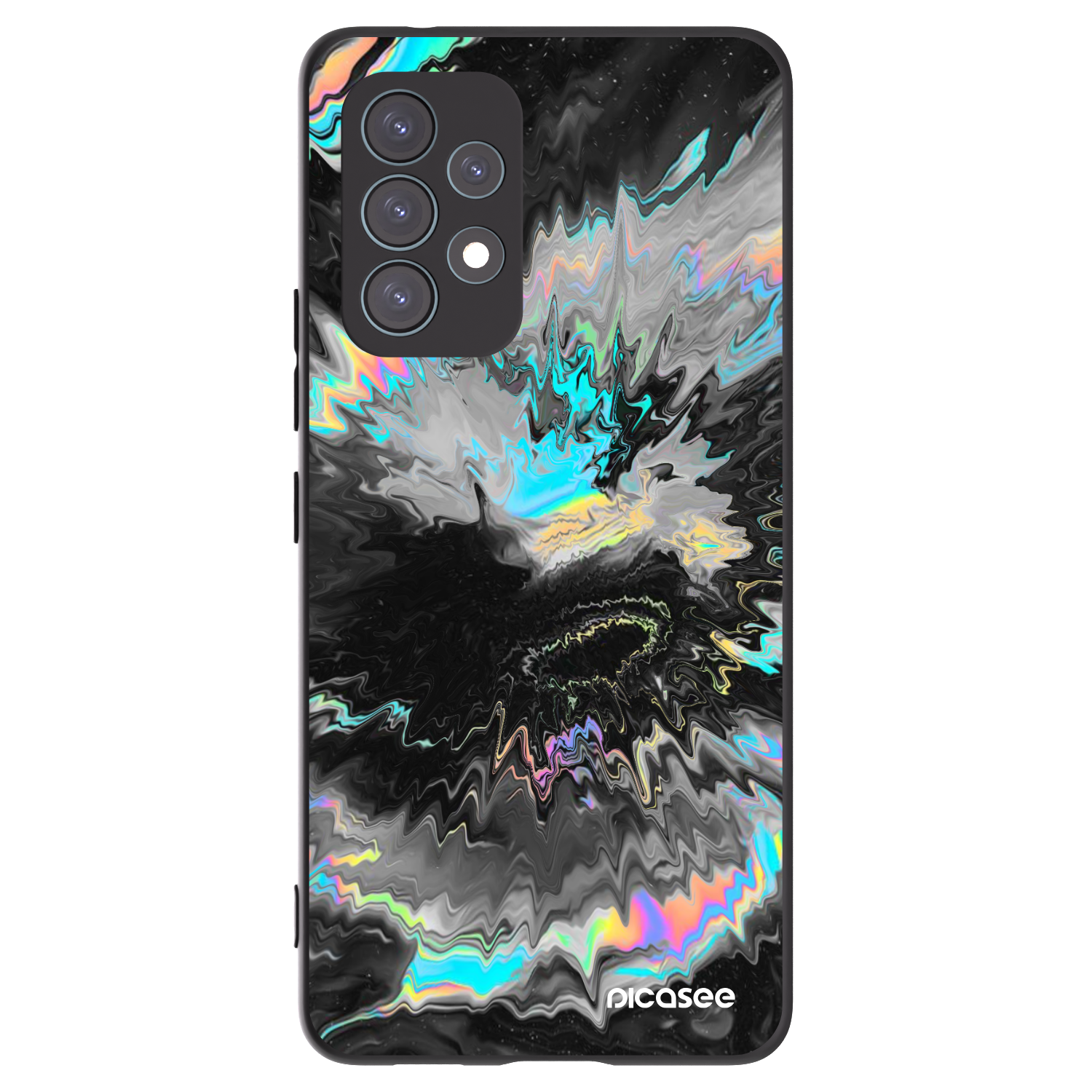 Picasee fekete szilikon tok az alábbi mobiltelefonokra Samsung Galaxy A53 5G A536 - Magnetic