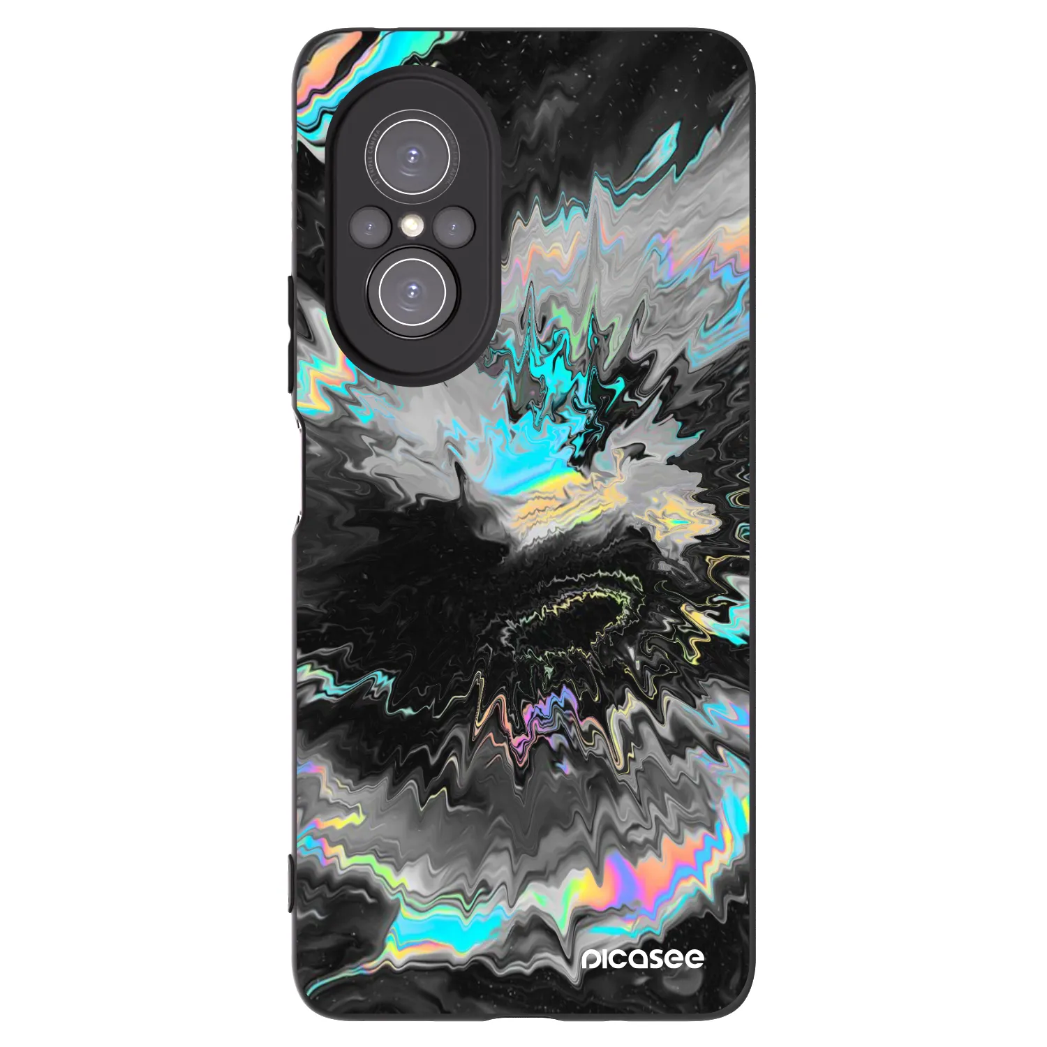 Picasee fekete szilikon tok az alábbi mobiltelefonokra Huawei Nova 9 SE - Magnetic