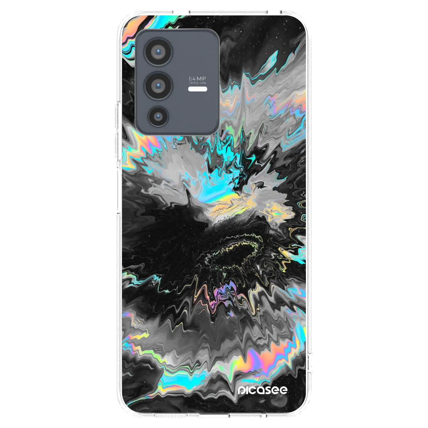 Picasee átlátszó szilikon tok az alábbi mobiltelefonokra Vivo V23 5G - Magnetic