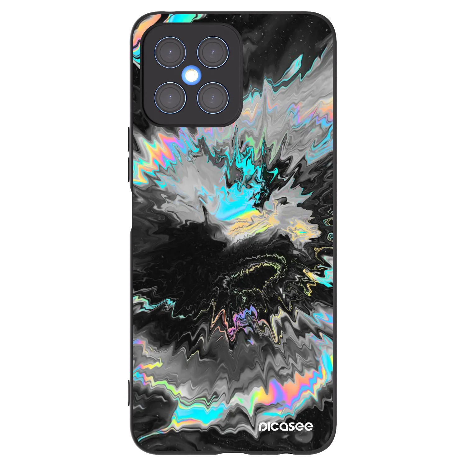 Picasee fekete szilikon tok az alábbi mobiltelefonokra Honor X8 4G - Magnetic
