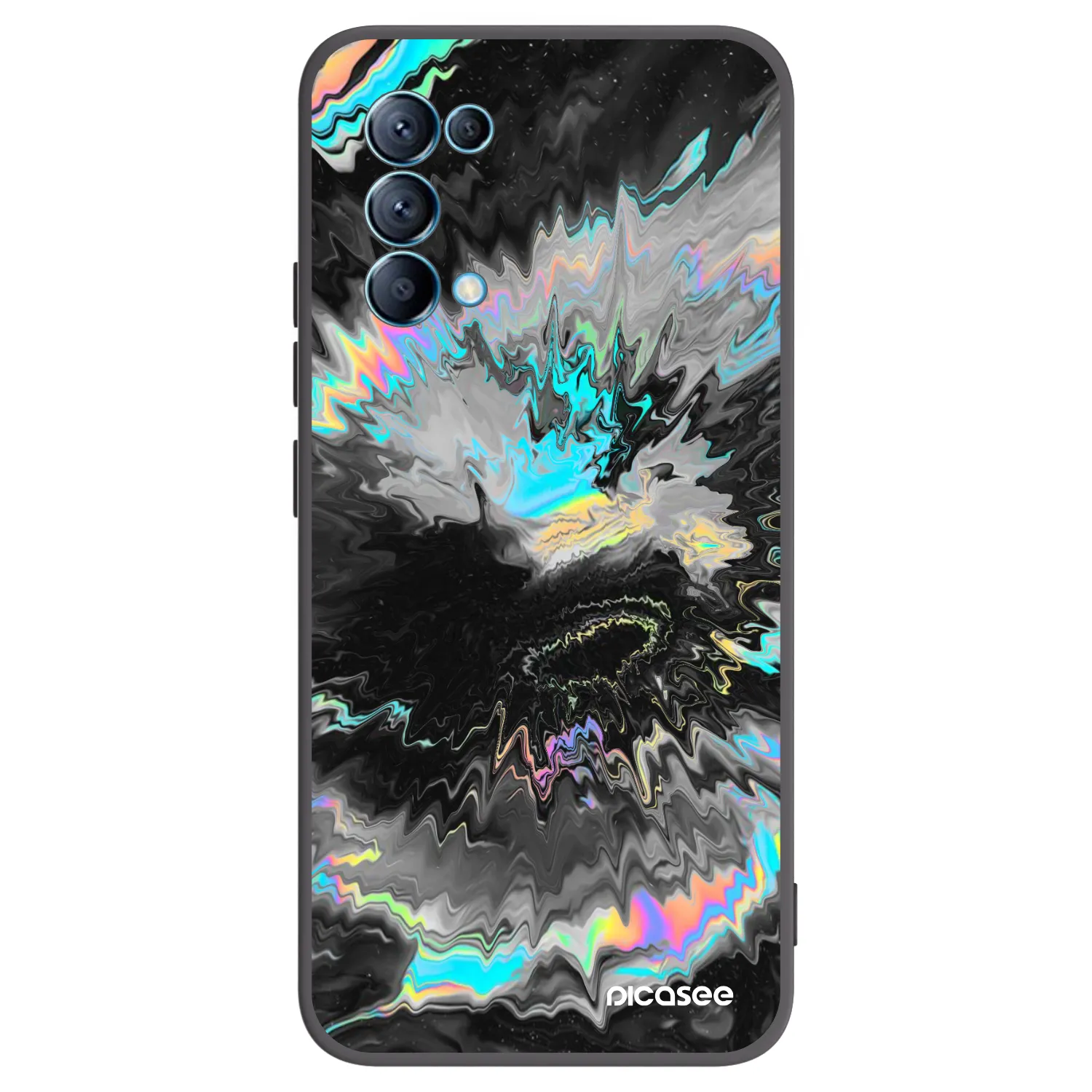 Picasee fekete szilikon tok az alábbi mobiltelefonokra OPPO Reno 5 5G - Magnetic