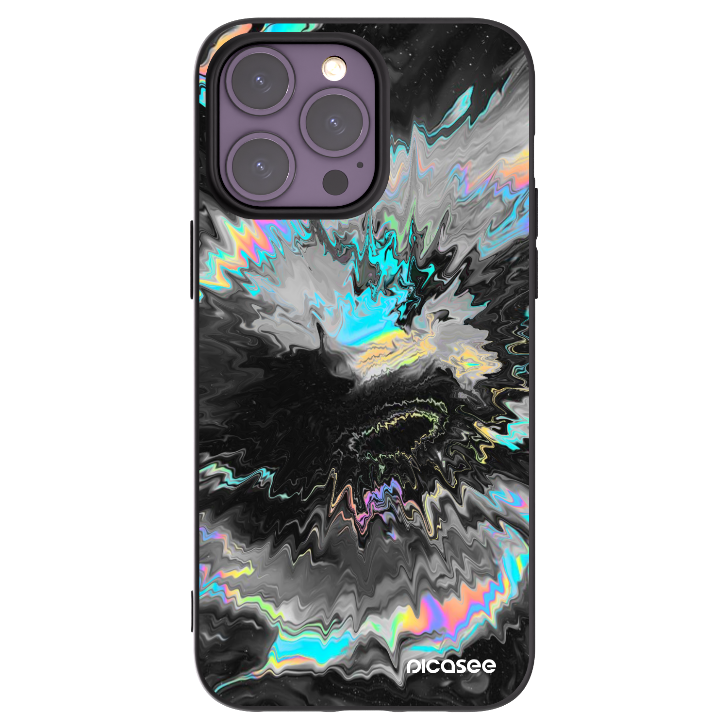 Picasee fekete szilikon tok az alábbi mobiltelefonokra Apple iPhone 14 Pro Max - Magnetic