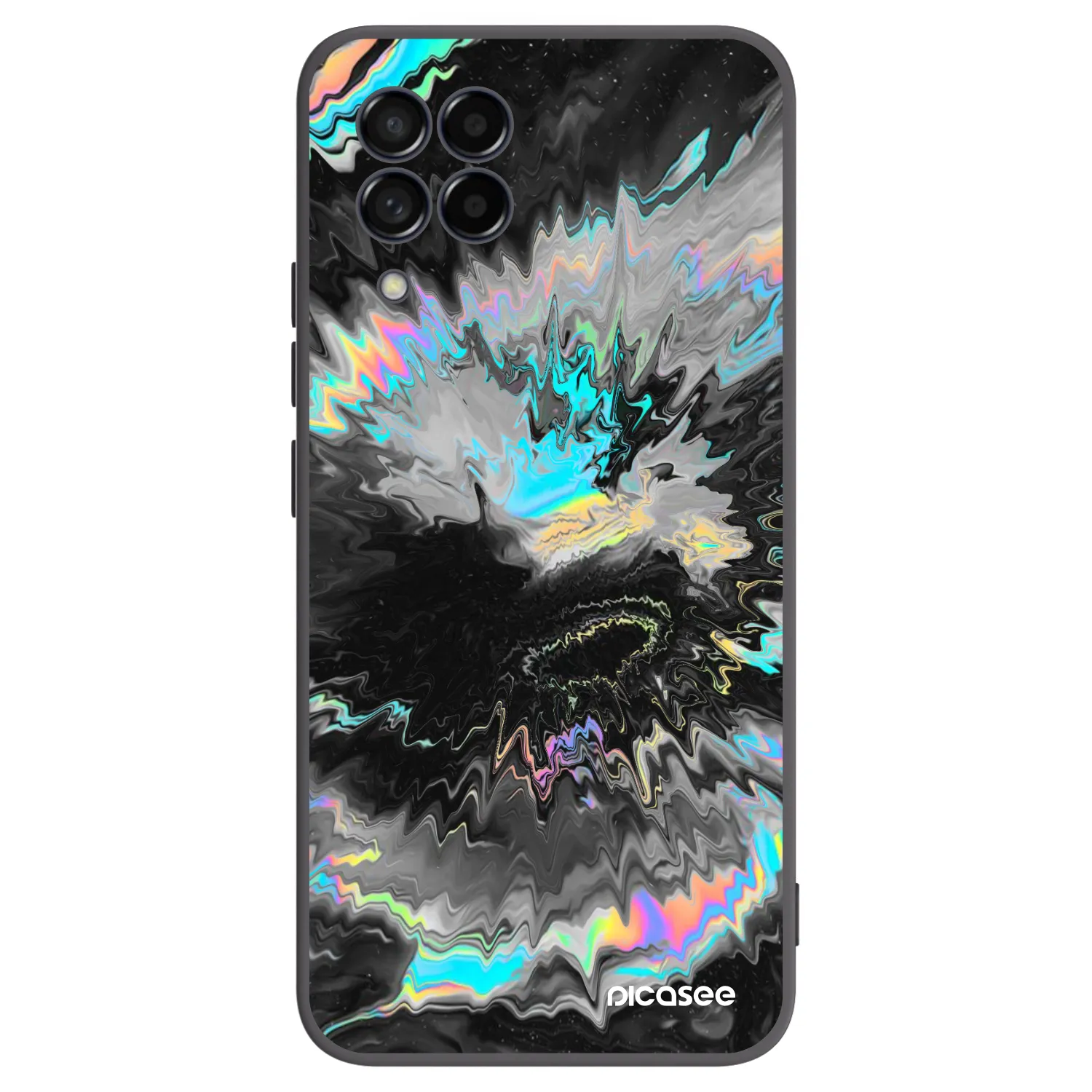 Picasee fekete szilikon tok az alábbi mobiltelefonokra Samsung Galaxy M53 5G - Magnetic