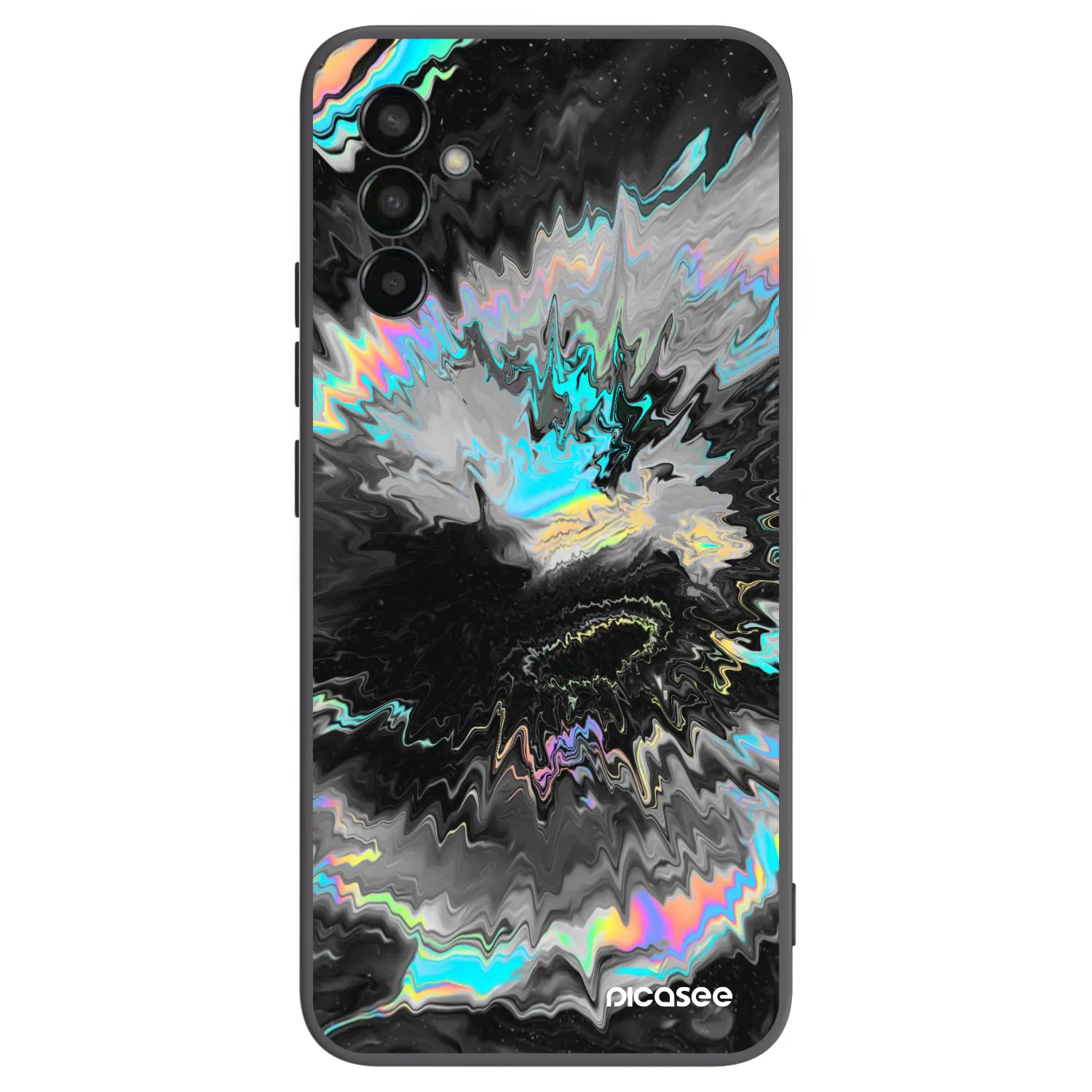 Picasee fekete szilikon tok az alábbi mobiltelefonokra Samsung Galaxy M13 M135F - Magnetic