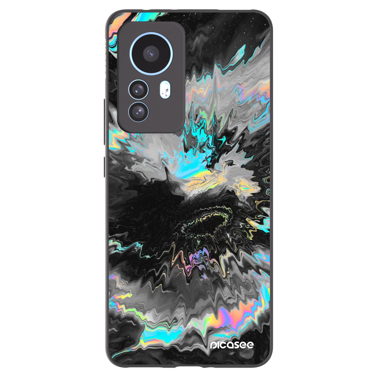 Picasee fekete szilikon tok az alábbi mobiltelefonokra Xiaomi 12T Pro - Magnetic