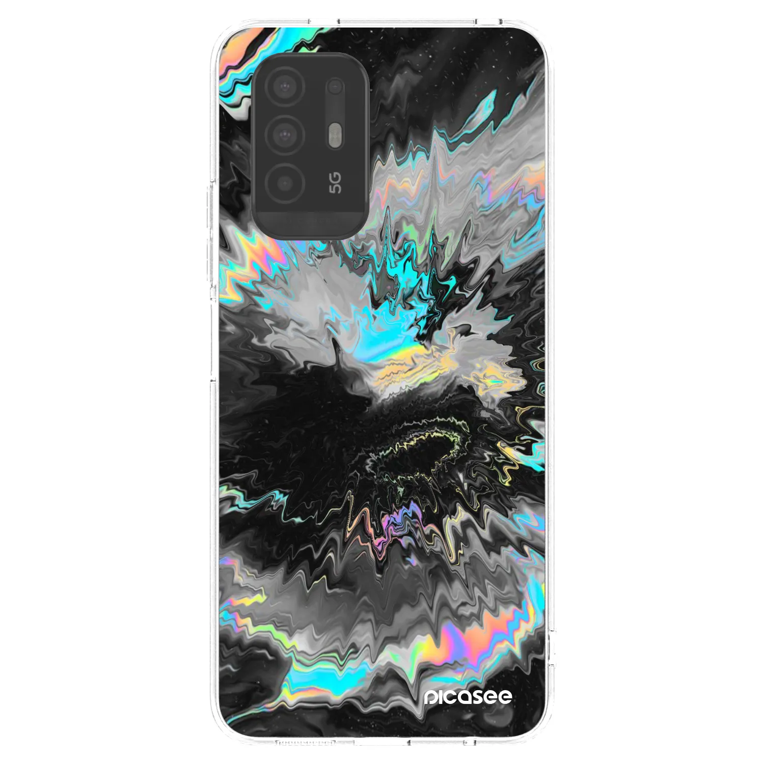 Picasee átlátszó szilikon tok az alábbi mobiltelefonokra OPPO A94 5G - Magnetic