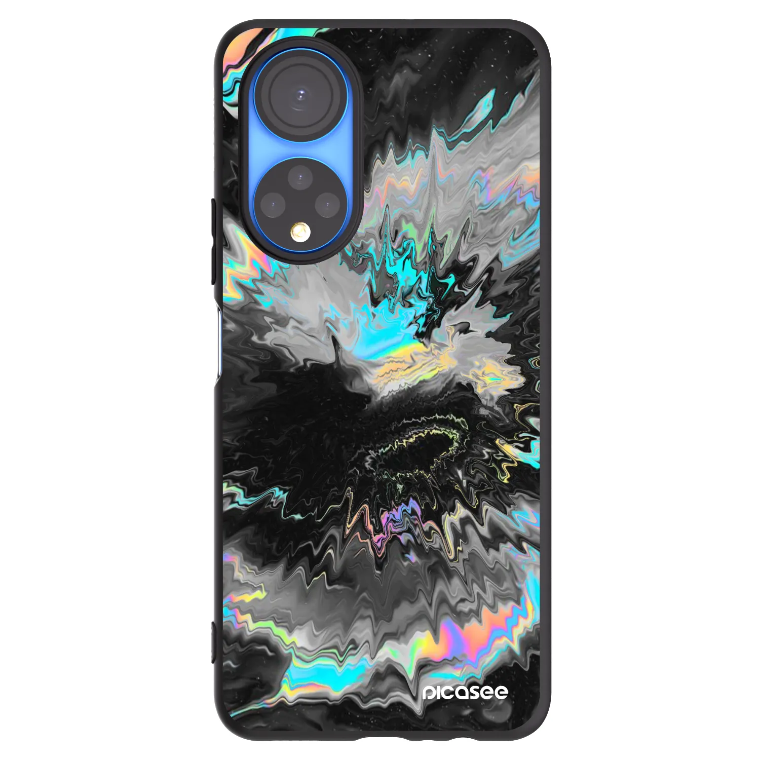 Picasee fekete szilikon tok az alábbi mobiltelefonokra Honor X7 - Magnetic