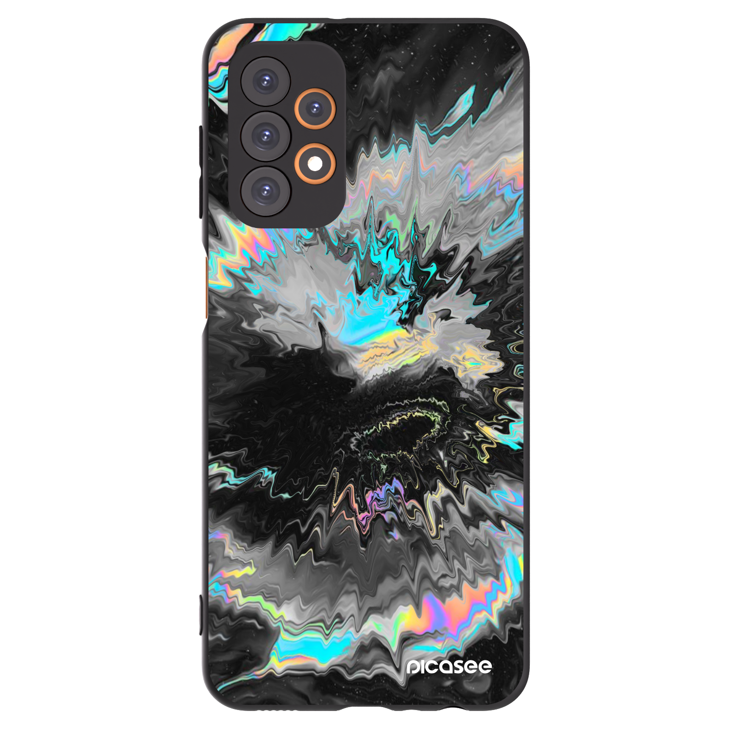 Picasee fekete szilikon tok az alábbi mobiltelefonokra Samsung Galaxy A23 A235F 4G - Magnetic
