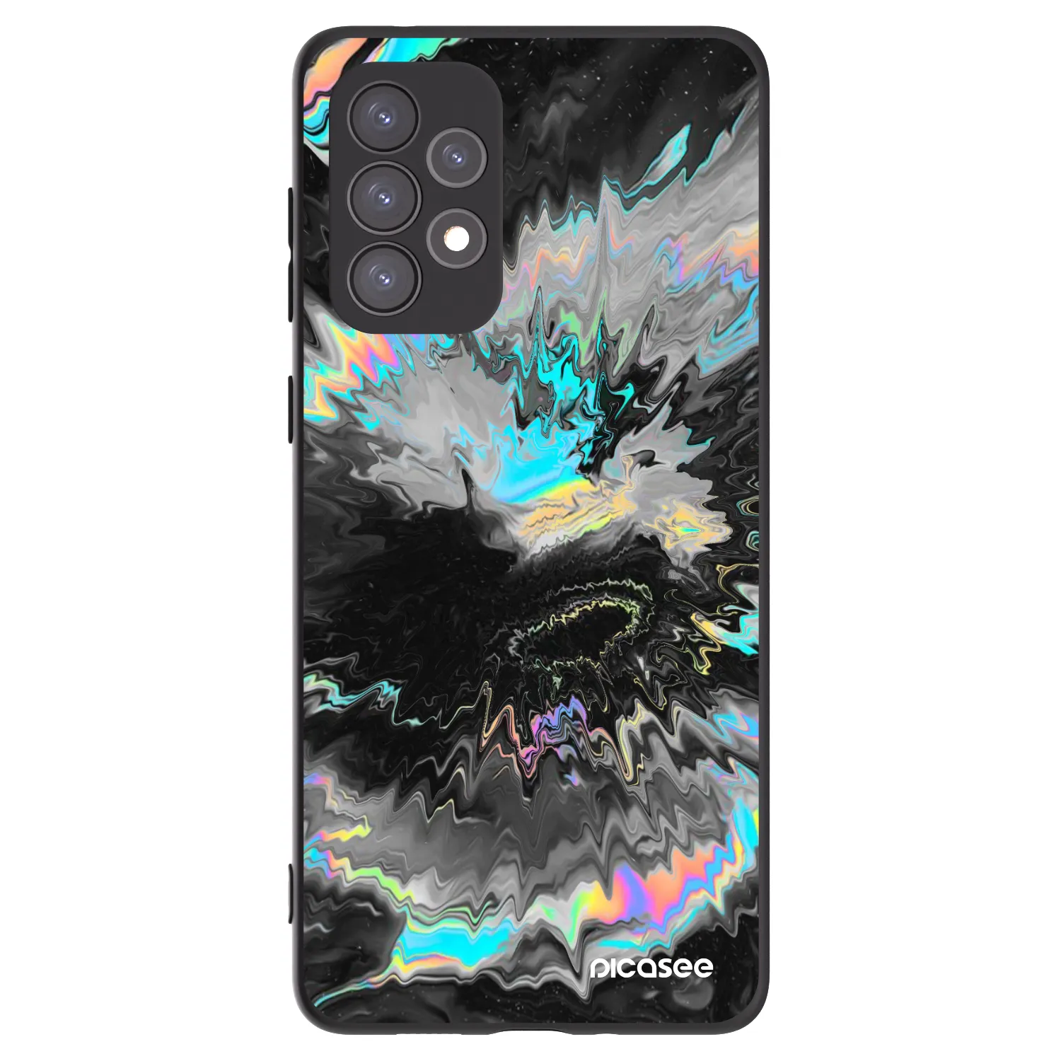 Picasee fekete szilikon tok az alábbi mobiltelefonokra Samsung Galaxy A73 5G - Magnetic