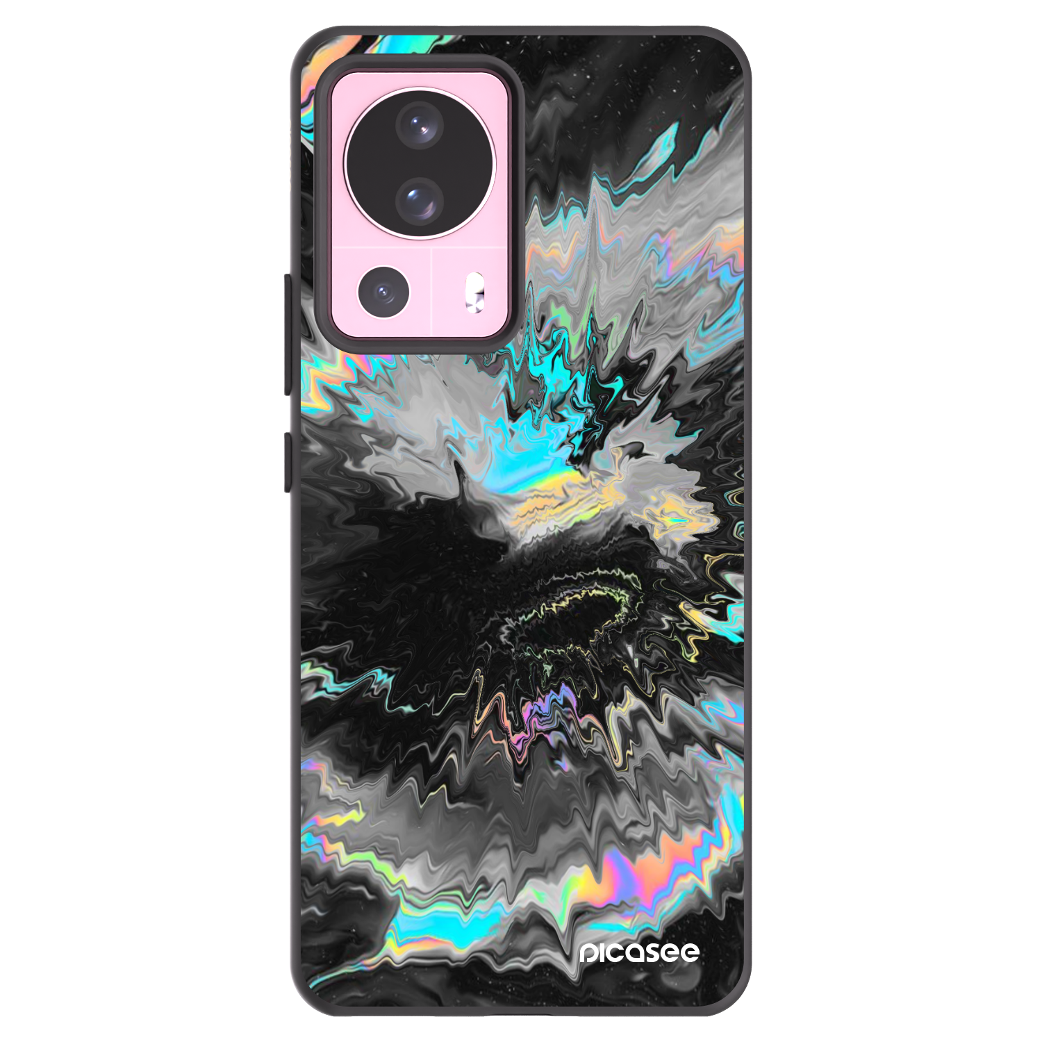 Picasee fekete szilikon tok az alábbi mobiltelefonokra Xiaomi 13 Lite - Magnetic