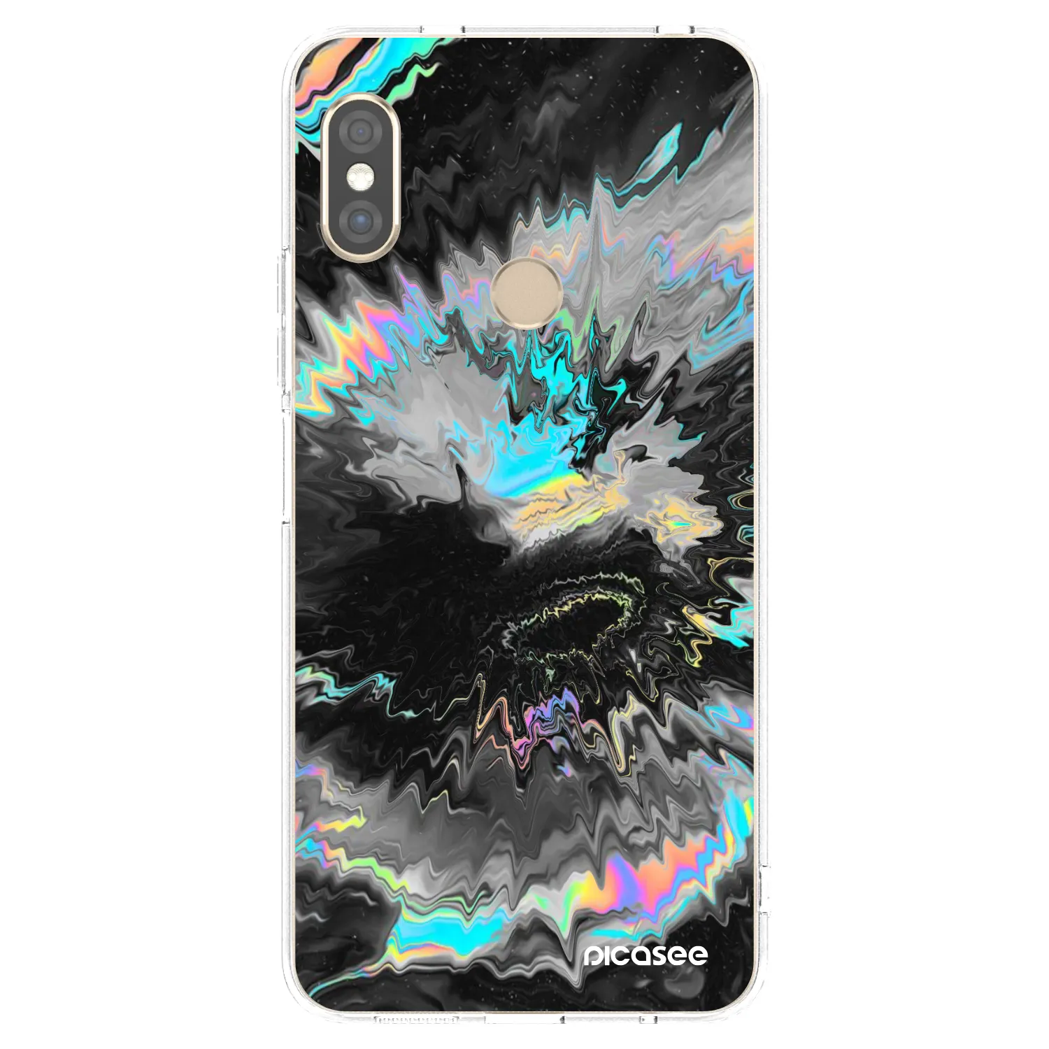 Picasee átlátszó szilikon tok az alábbi mobiltelefonokra Xiaomi Redmi Note 5 Global - Magnetic