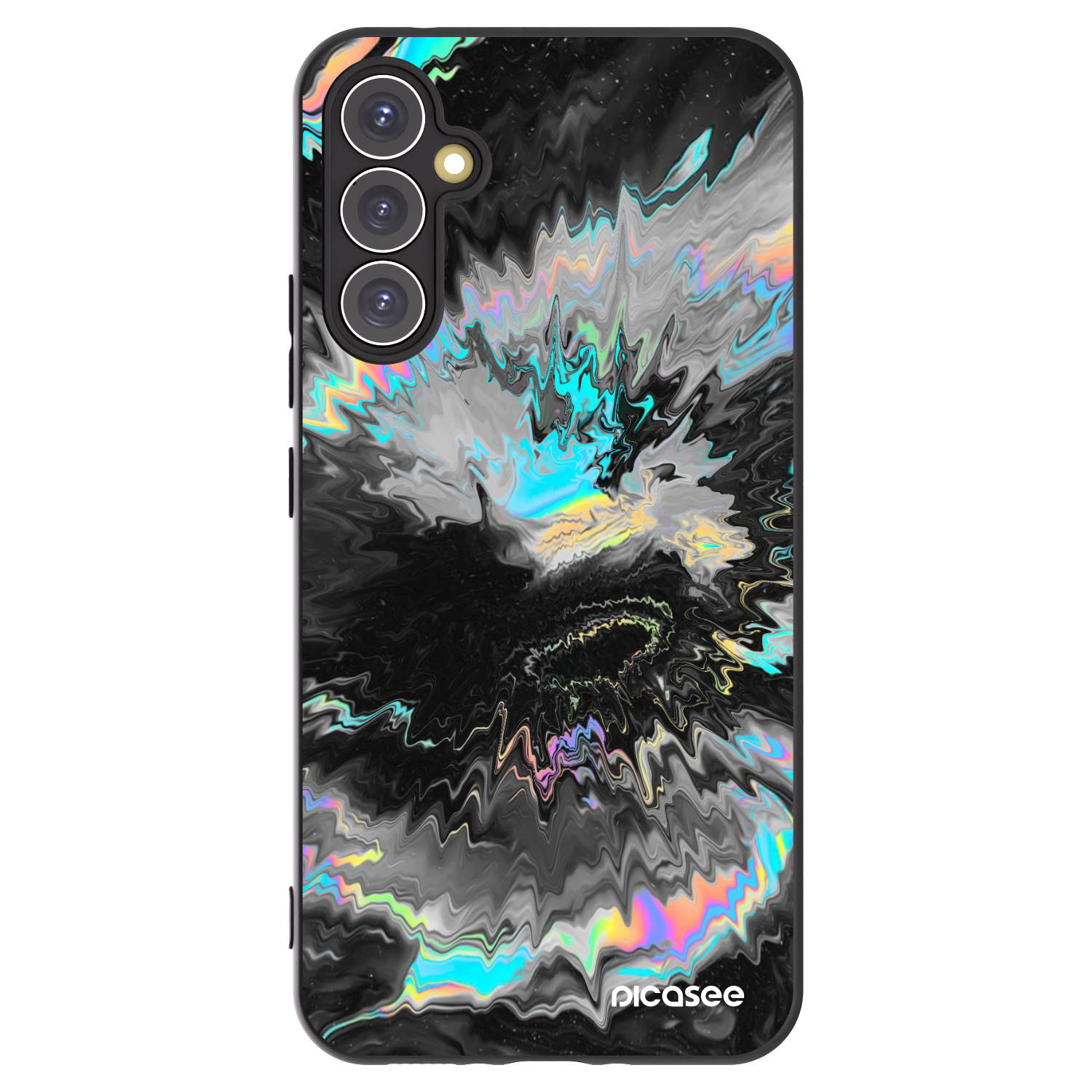 Picasee fekete szilikon tok az alábbi mobiltelefonokra Samsung Galaxy A34 5G A346B - Magnetic