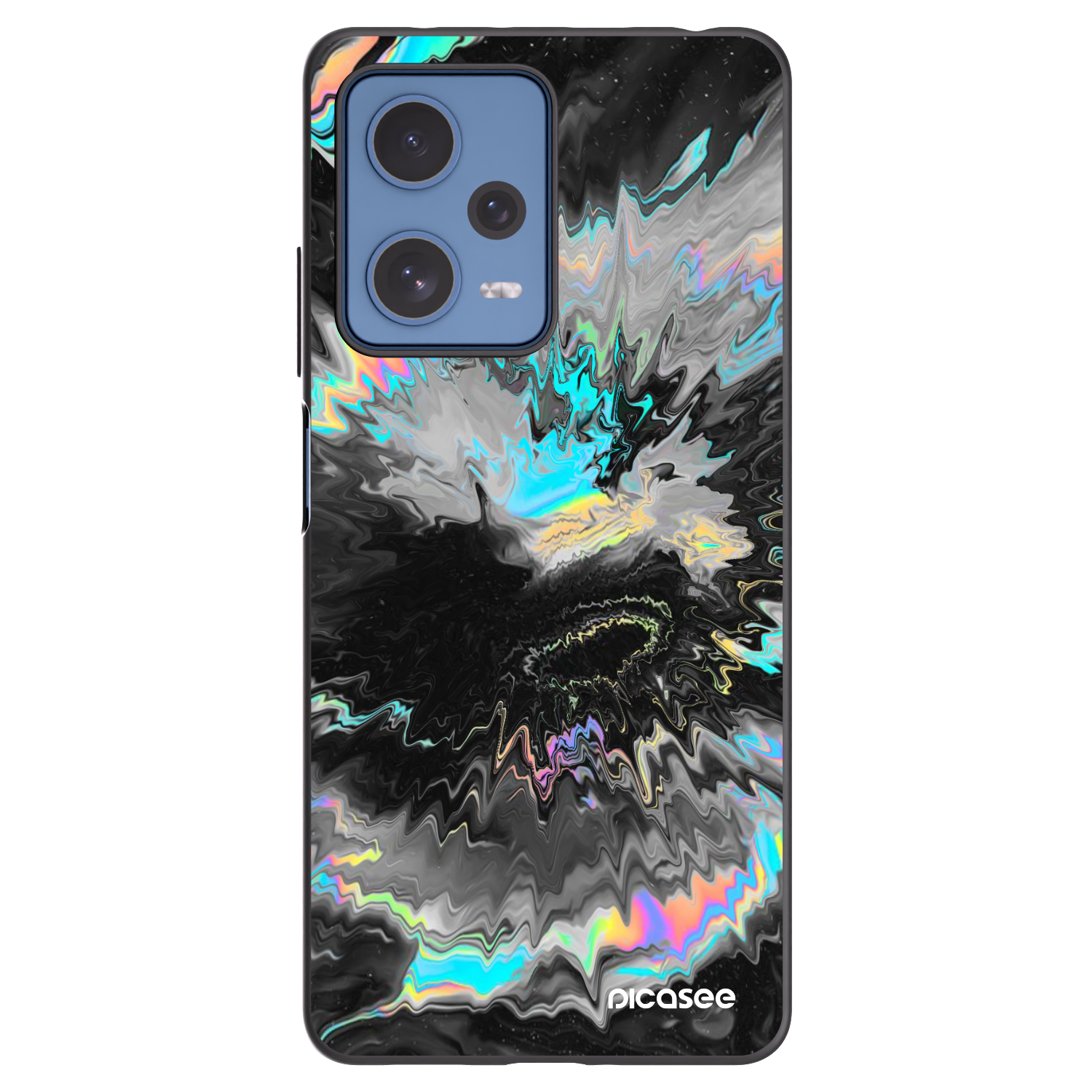 Picasee fekete szilikon tok az alábbi mobiltelefonokra Xiaomi Redmi Note 12 Pro 5G - Magnetic