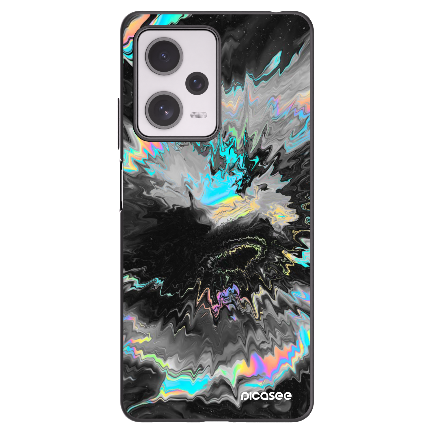 Picasee fekete szilikon tok az alábbi mobiltelefonokra Xiaomi Redmi Note 12 Pro+ 5G - Magnetic